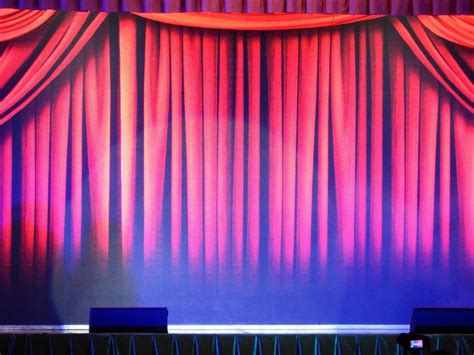 Red Stage Curtain Backdrop Free Stock Photo - Public Domain Pictures