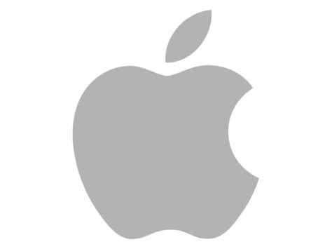Apple Logo Grey transparent PNG - StickPNG