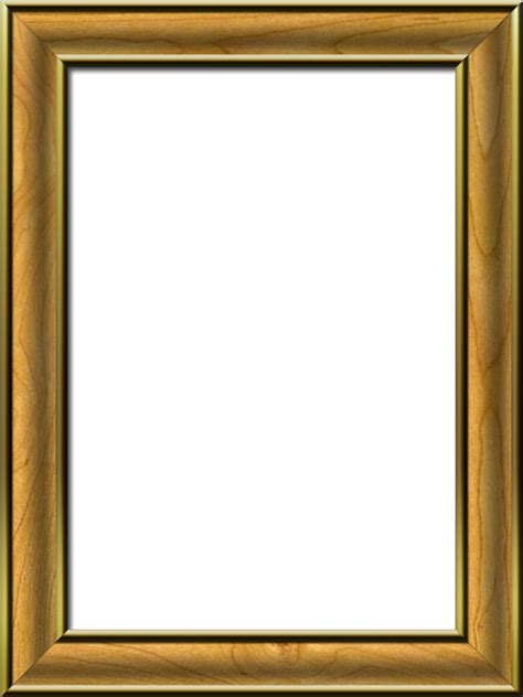 Marco De Madera Fino Para Fotografias - Picture Frame Clipart - Large Size Png Image - PikPng