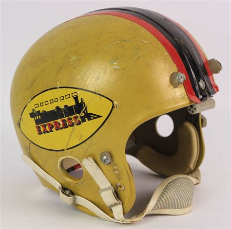 Lot Detail - 1975 Jacksonville Express WFL Game Worn Football Helmet ...