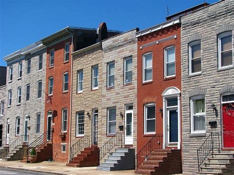 Photos of baltimore row houses