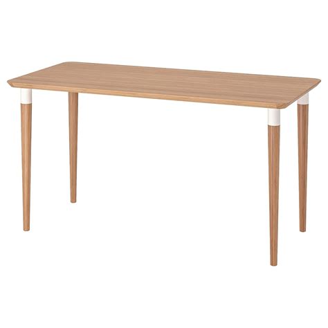 HILVER Table - bamboo - IKEA Ikea Linnmon, Ikea Table, Ikea Desk, Hack Ikea, Table Bar, White ...