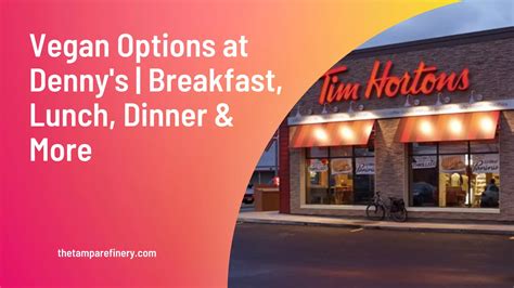 Vegan Options at Tim Hortons (2023) | 12+ Options - FoodGuidez