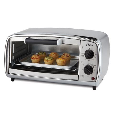 Oster® 4-Slice Toaster Oven, Stainless Steel at Oster.com.