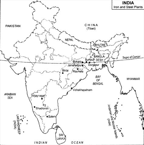 Iron And Steel Industry In India Map | Zip Code Map