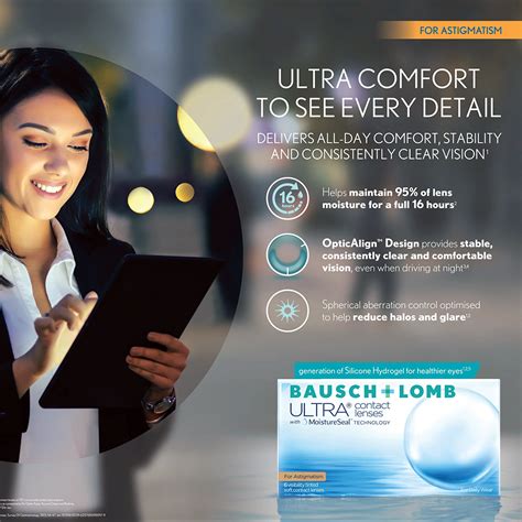 Bausch+Lomb ULTRA for Astigmatism (6pcs in box) - Citylens