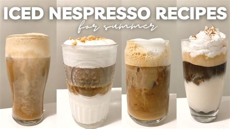 5 ICED NESPRESSO RECIPES you need to try!!! - YouTube