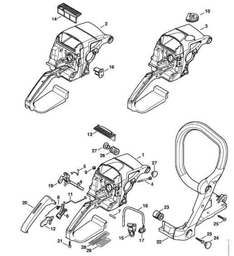 Stihl Chainsaw 021 Parts Diagram