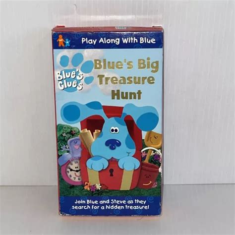 BLUES CLUES - Blues Big Treasure Hunt (VHS, 1999). play along with blue ...