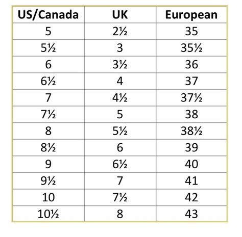 Clothing Size Conversion Charts For Shopping Abroad | atelier-yuwa.ciao.jp