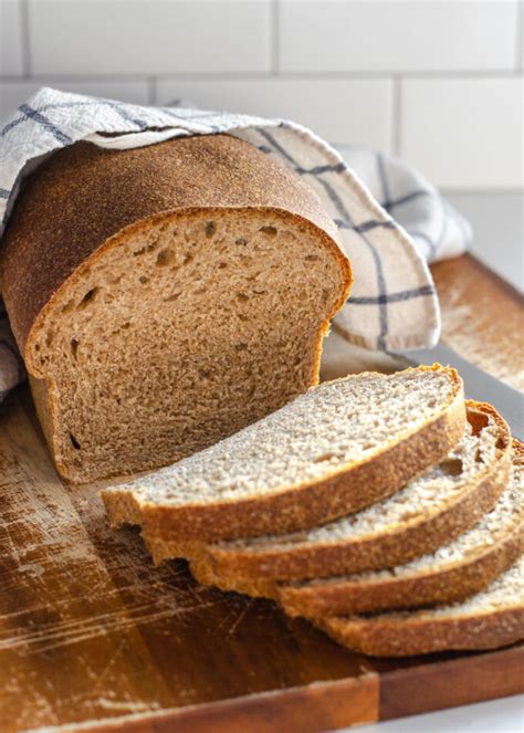 Easy Whole Wheat Sourdough Bread Recipe 2023 - AtOnce