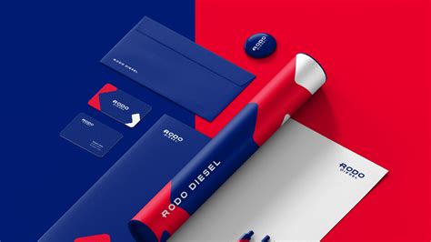 Rodo Diesel - Branding | Brand identity design, Blue design graphic ...