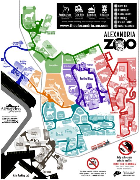 Alexandria Zoological Park Map and Brochure (2017 - 2023 ...