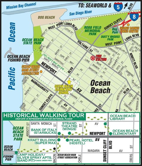 Map Of Ocean Beach California - Printable Maps