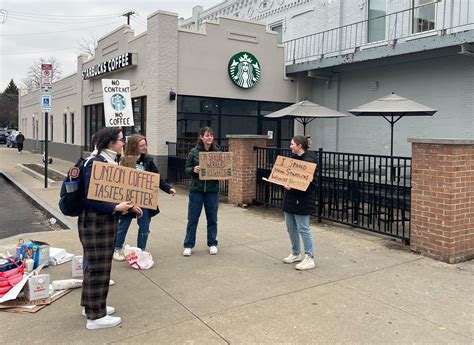 Starbucks near Ohio Union workers unionize in solidarity with other Starbucks across the nation ...