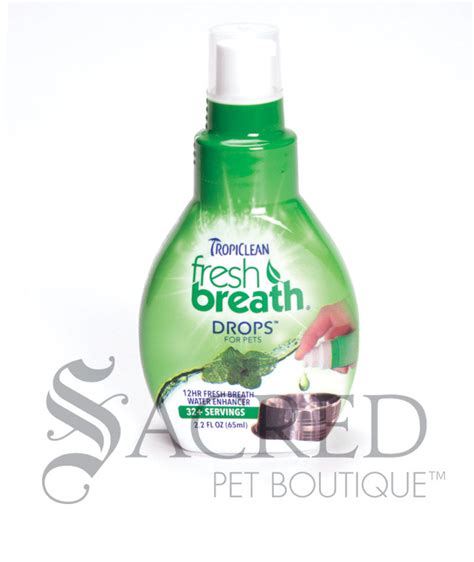 Tropiclean Fresh Breath Dental Drops for cats and dogs – Sacred Pet ...