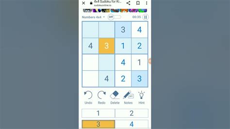 Sudoku 2x2 | How to solve Sudoku 2x2 | Puzzle 12 - YouTube