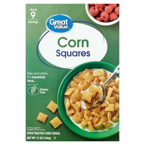 Great Value Oven Toasted Corn Squares Cereal, 18 oz - Walmart.com