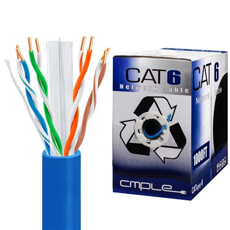 Cmple Cat6 550MHz Bulk Ethernet Cable: Performance & Value