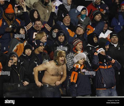 Chicago Bears fans cheer during the fourth quarter against the ...