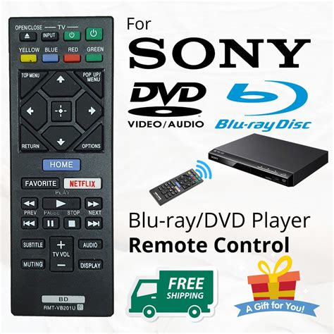 Sony Blu-ray DVD disc player RMT-VB201U Remote Control BDP-S3700 BDP ...