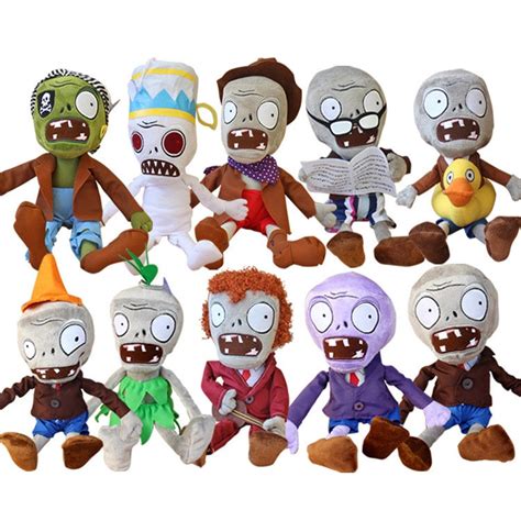 Plants vs Zombies Plush Toys 30cm PVZ Plants vs Zombies Hats Pirate ...