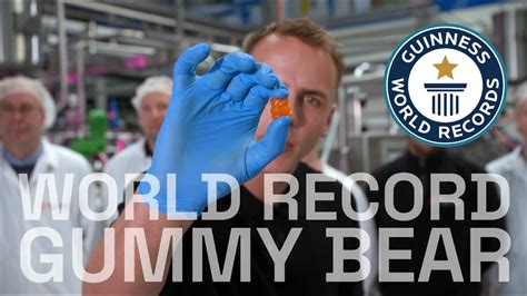 Breaking the Guinness World Record Largest Gummy Bear! - YouTube