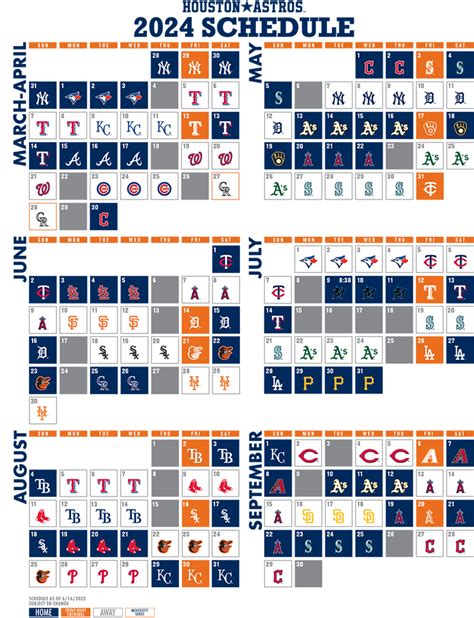 Astros Schedule 2024 Printable - refaire sa carte d'identité