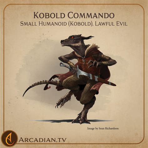 Kobold Commando – new DnD humanoid monster - Arcadian Media