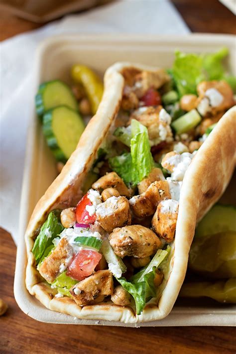 Greek Grilled Chicken Pitas - Life Made Simple