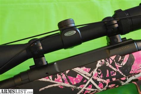 ARMSLIST - For Sale: Savage Axis .243 Pink Camo Rifle with Weaver Scope