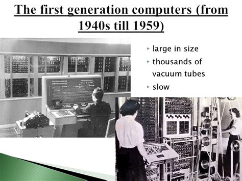 Explain First Generation Of Computer - Evolution of Computers: A Technological Journey Worth ...