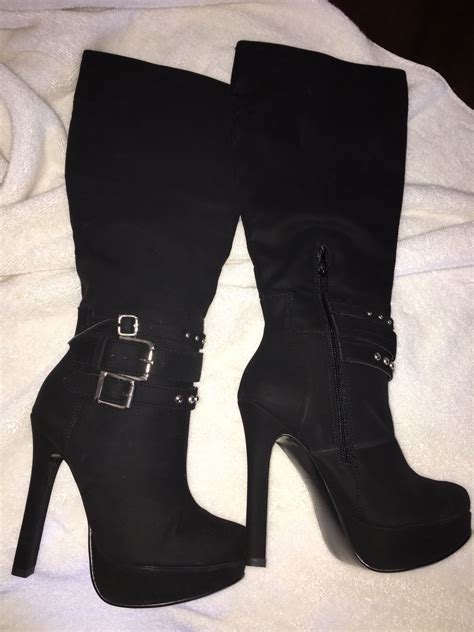 **ANDREA BRAND**BLACK HIGH HEEL BOOTS SIZE 6 1/2 for Sale in Long Beach ...