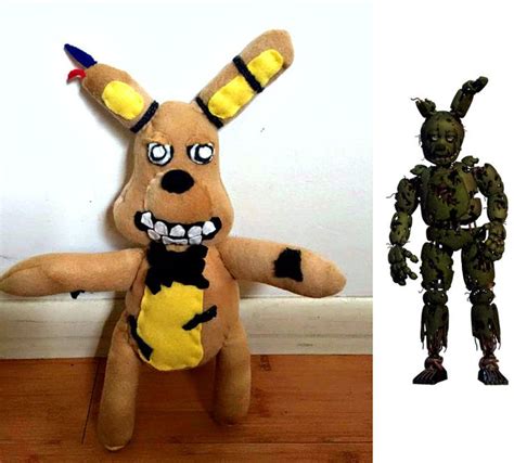 Springtrap five nights at freddy's plush doll | Etsy | Freddy plush ...