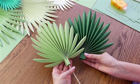 Paper Palm Leaf Template