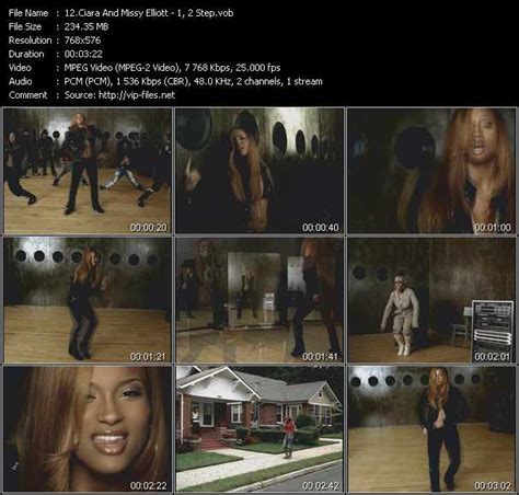 Ciara Feat. Missy Elliott - 1, 2 Step - Download High-Quality Video(VOB)