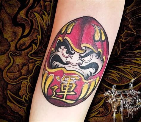 Daruma doll tattoo by Minh Luurangon | Post 30369