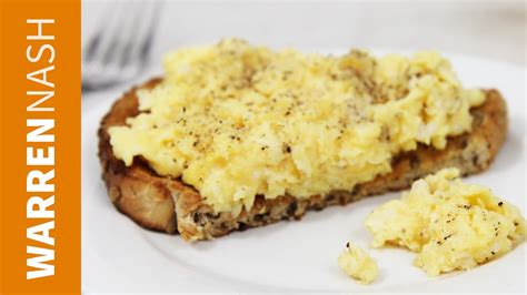 Scrambled Duck Eggs Recipe - For a Full Bodied Flavour - Recipes by Warren Nash - YouTube