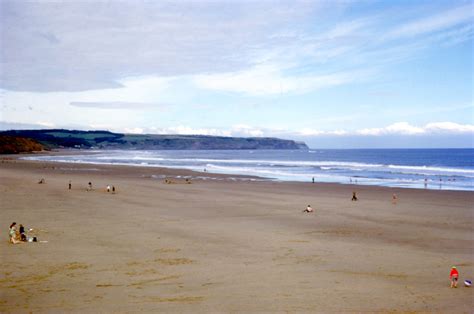 Sandsend Beach has a serene and idyllic atmosphere North Yorkshire