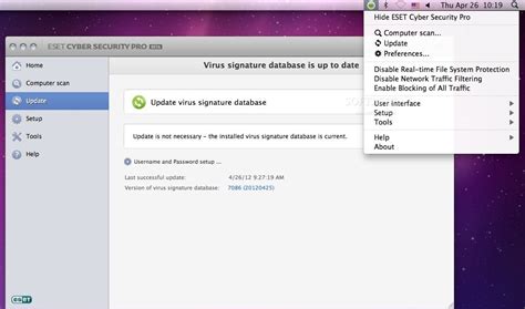 ESET Cyber Security Pro (Mac) - Download, Review, Screenshots