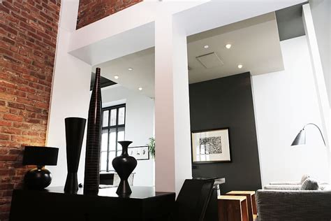 condo, loft, apartment, brick, wall, furniture, lamps, couch, tables, pictures | Pxfuel