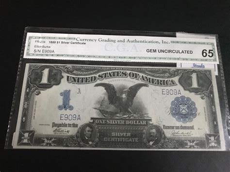 1899 $1 Silver Certificate