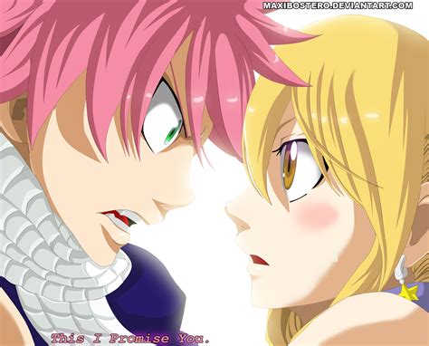 Fairy Tail 425 Natsu and Lucy by maxibostero | Daily Anime Art