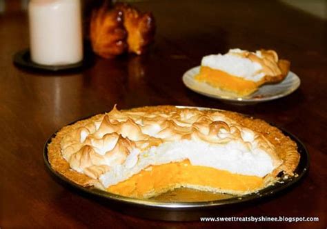 Orange Meringue Pie ~Sweet & Savory