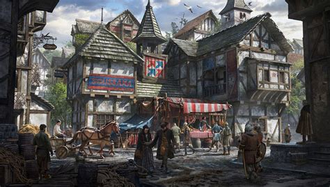 Soussana, Maxime Delcambre on ArtStation at https://www.artstation.com/artwork/3dkmKD | Medieval ...