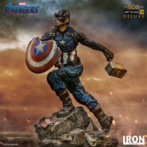 MARVEL: AVENGERS ENDGAME – CAPTAIN AMERICA DELUXE BDS ART SCALE 1/10 ...