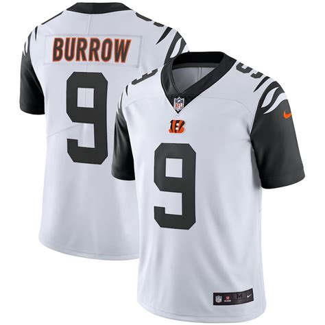 Men's Nike Joe Burrow White Cincinnati Bengals 2nd Alternate Vapor Limited Jersey