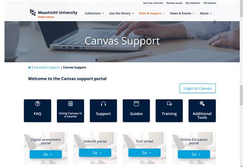 Canvas Support Portal - Maastricht University Library