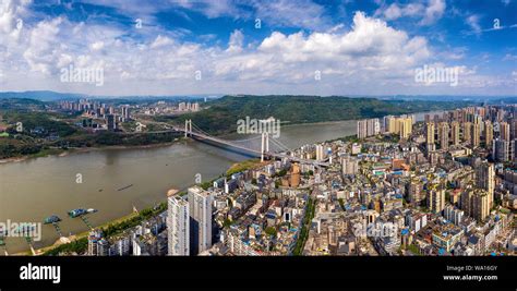 Aerial chongqing metro city construction Stock Photo - Alamy