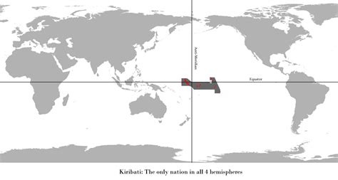 Kiribati & Interesting Facts About Its Geographic Anomalies - Brilliant Maps